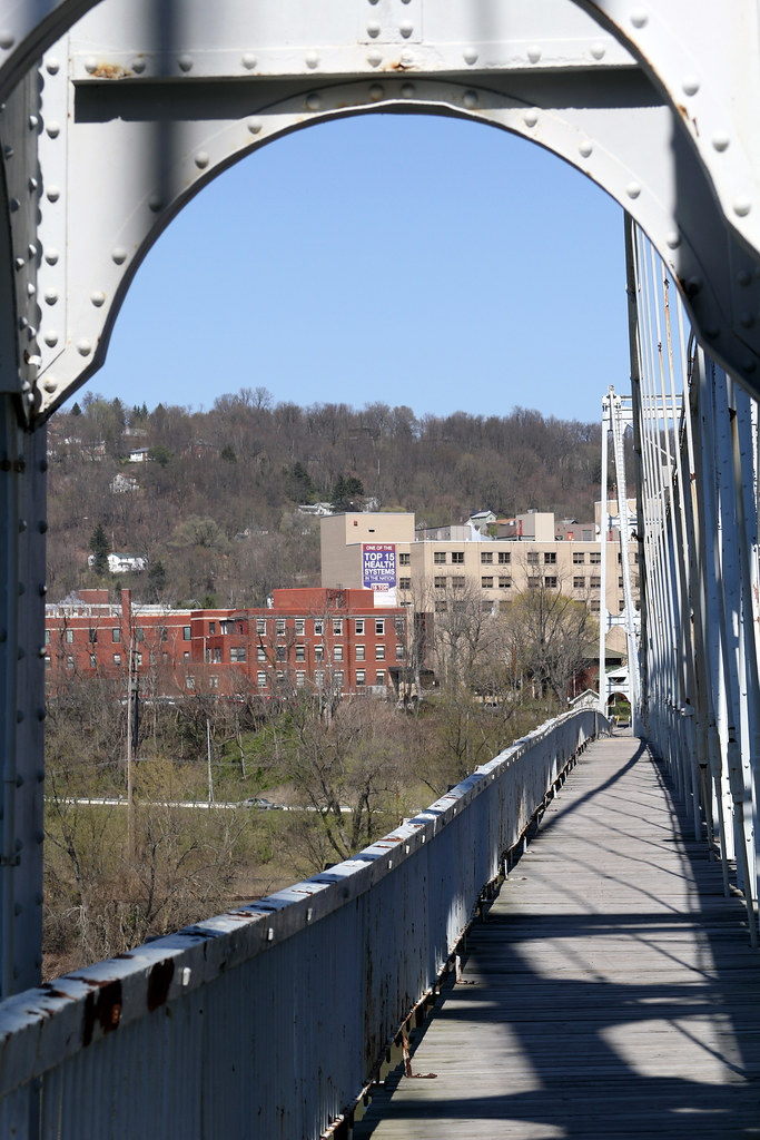 Walkway on the Newell Bridge Newell, WV Jody Wright Flickr