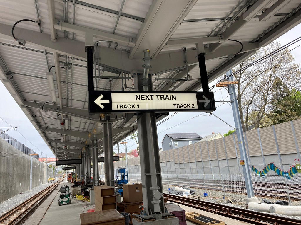 MedfordTufts Station platform May 6, 2022 GLX Progress Photos Flickr