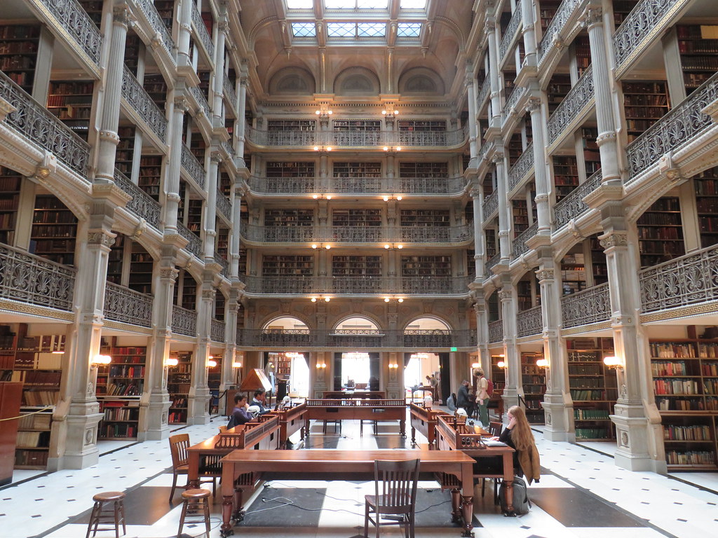 Peabody Institute Library, Baltimore Reading room, Peabody… Flickr
