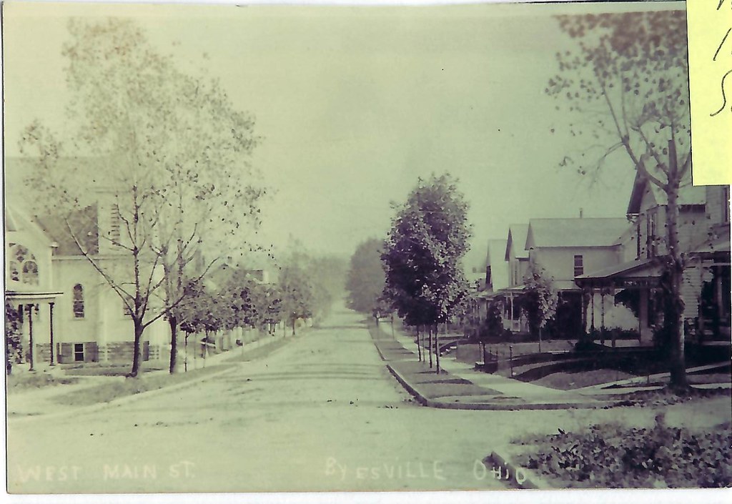 Looking West on Main Avenue from 7th Street Byesville History in