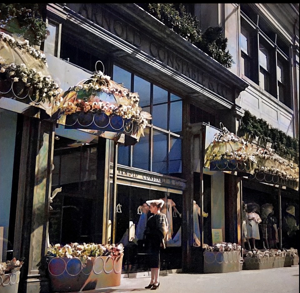 Arnold Constable New York Scanned from faded slide. Color … Flickr