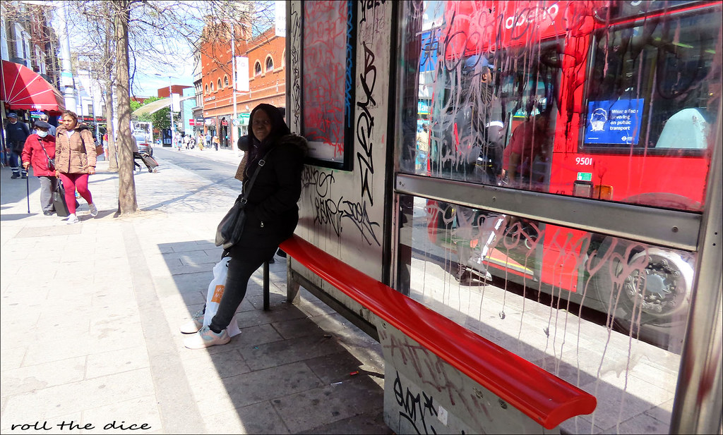 `2906 Bus Stop In Peckham.. roll the dice Flickr