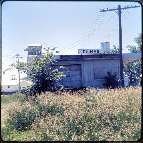 June 1974 Gilman, Iowa M&StL depot, Gilman, Iowa. Flickr
