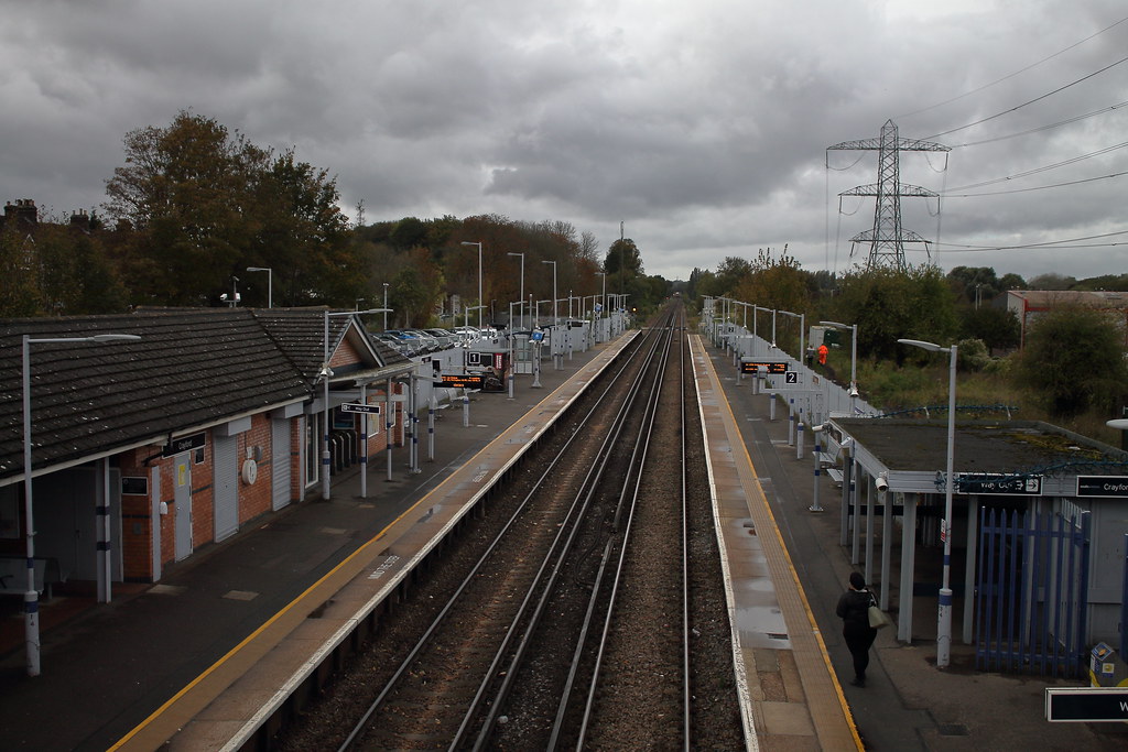 CRAYFORD (4) Crayford station looking westwards, 29/10/21 … Flickr