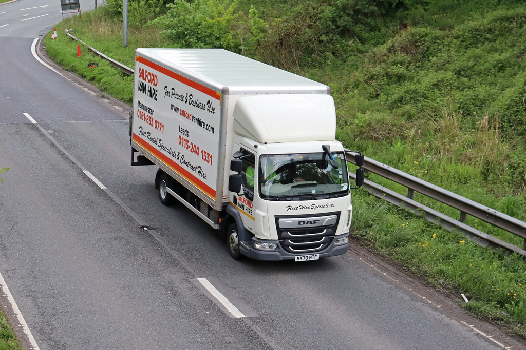 Salford Van Hire DAF LF MX70MTF M58 Wigan Grimmys Truck Photos Flickr