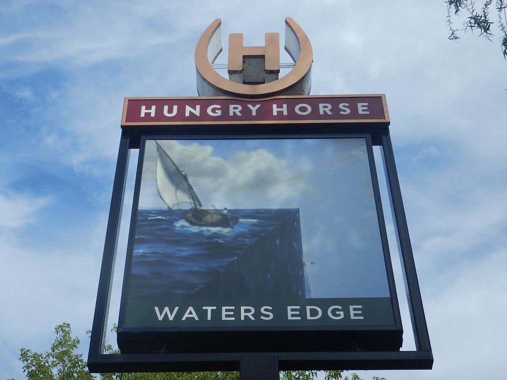 Waters Edge, Hungry Horse, Sign Douglas Law Flickr
