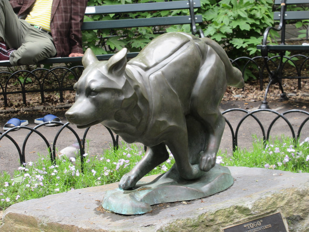 2022 Togo Heroic Sled Dog Sculpture Seward Park Lower East… Flickr