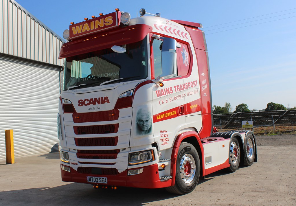 Wains Transport WT 03 SEA (70) Scania R500 6x2 (HL) Beaker63 Flickr