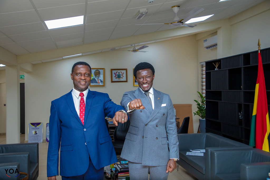 Nana Kwame Bediako and Cardano Group meet Dr. Yaw Osei Adutwum Flickr