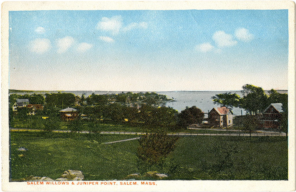 Salem Willows & Juniper Point, Salem, Mass. This postcard … Flickr