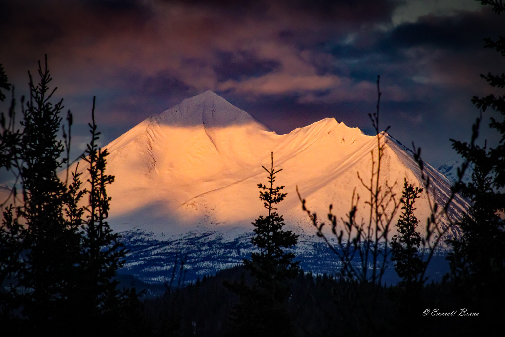 The Final Sunset on Pyramid Peak Denali National Park and … Flickr