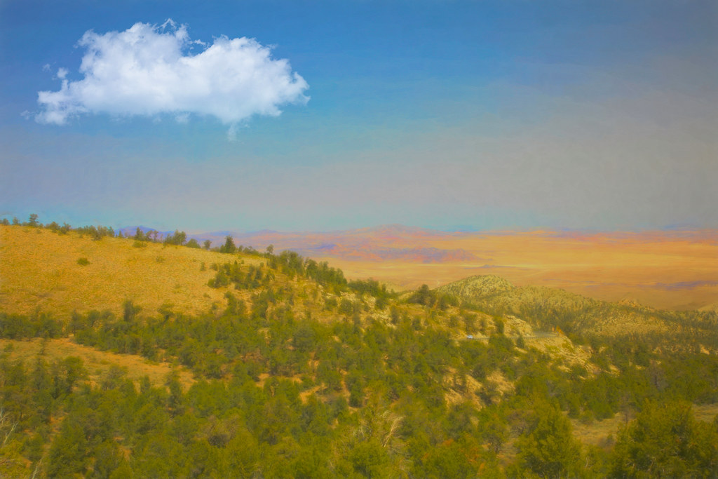 High desert below While hiking around Cactus Flats, outsid… Flickr