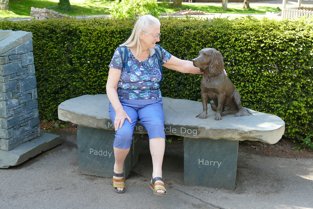 Max the Miracle dog Statue in Hope Park, Keswick. Colin Gill Flickr
