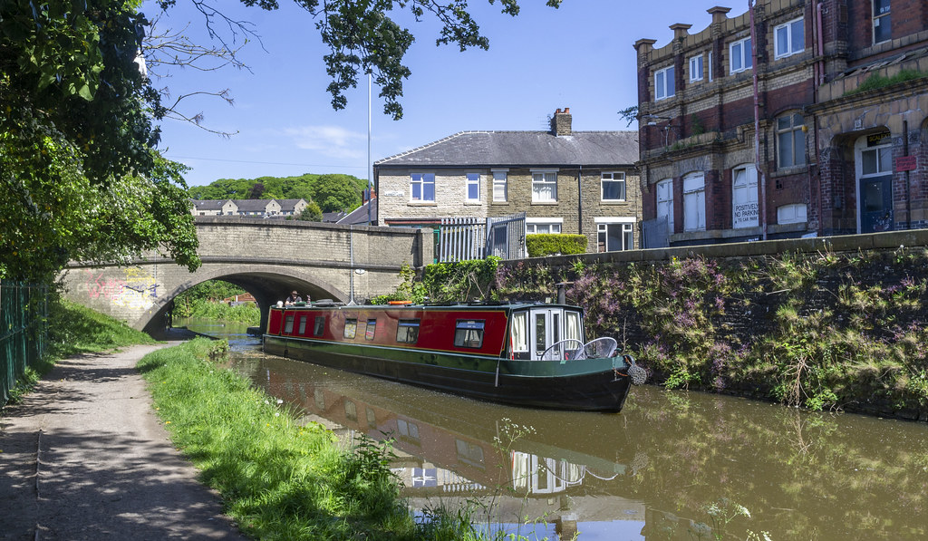 Macclesfield Canal Hibbert Lane Bridge, Marple. Mike Serigrapher