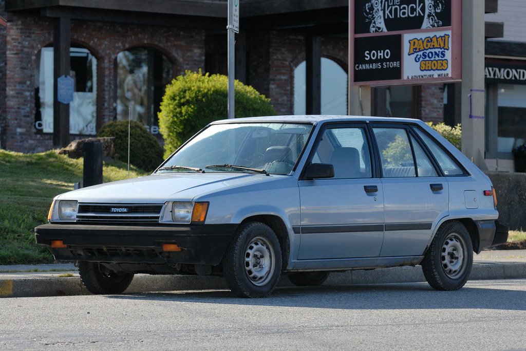 Toyota Tercel 1980s vintage, Joyce Avenue, Powell River, B… Flickr
