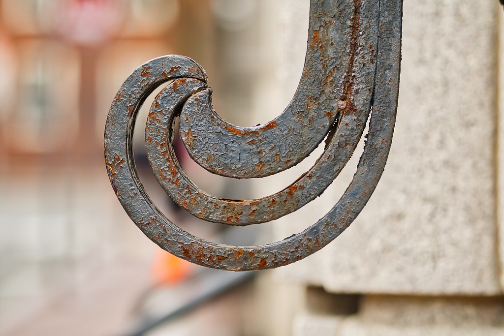 Decorative metalwork On Plympton Street, Cambridge, MA Chris