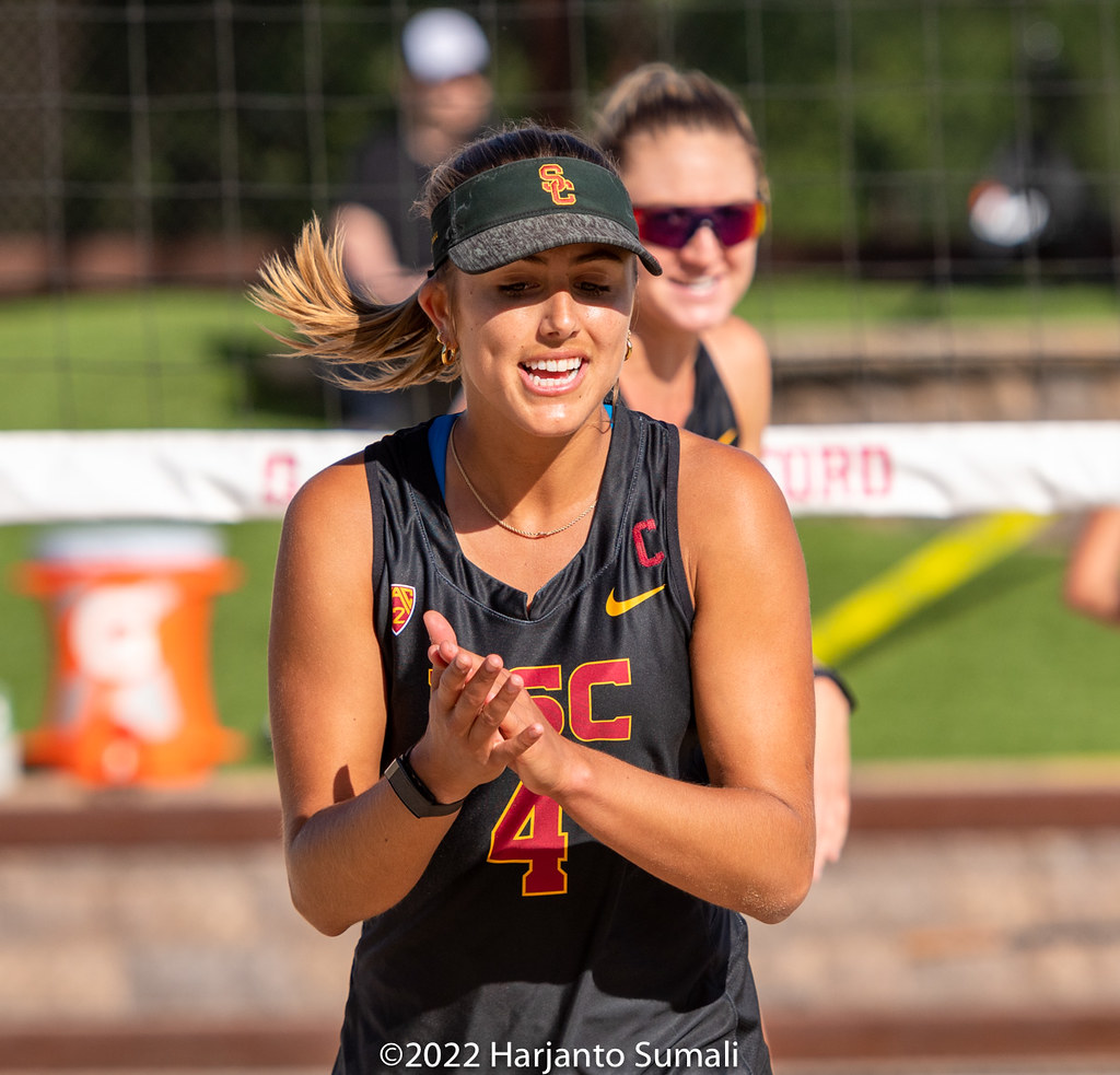 Stanford vs USC Beach Volleyball 2022 Sammy Slater (4) Harjanto Sumali Flickr
