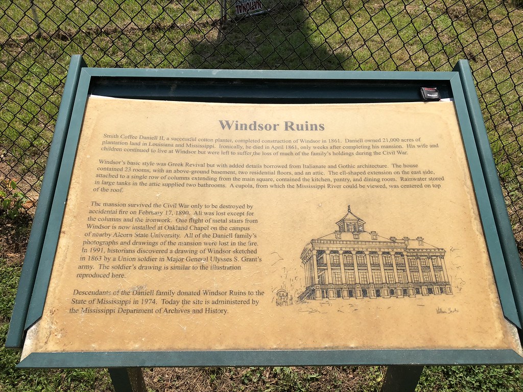 Windsor Ruins, Port Gibson, Mississippi Jeffrey Littlejohn Flickr