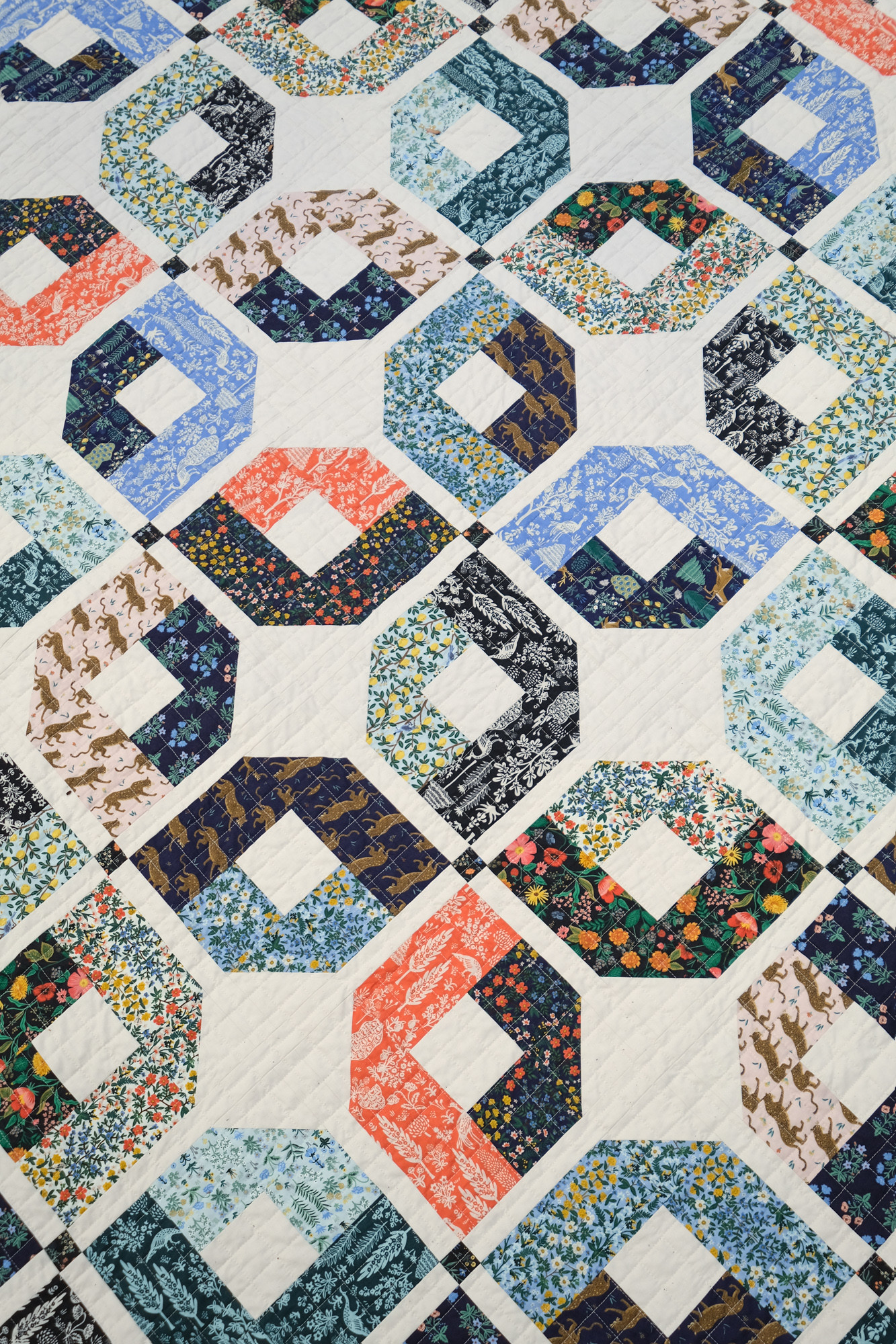 The Elena Quilt in Camont Kitchen Table Quilting
