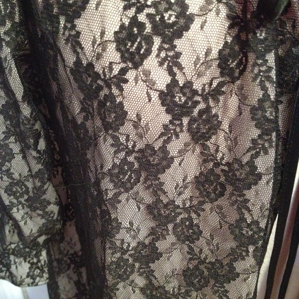 Lace detail Bettie Page by Secrets in Lace babydoll robe. … Flickr