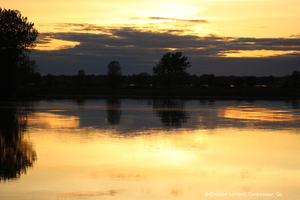 Coucher de soleil sur les iles de Contrecoeur (2)_1 Flickr