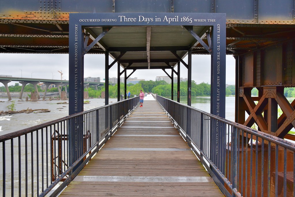 5th Street Footbridge James River. Richmond, Virginia. Flickr