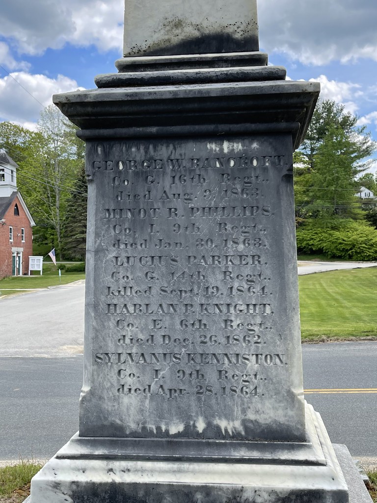 Civil War Monument in Nelson, New Hampshire. Inscription o… Flickr