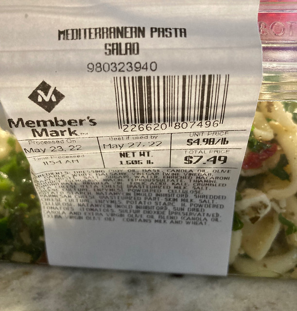 Photos by jalna Sam's Club's Mediterranean Pasta Salad