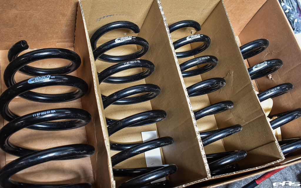 Tesla Model Y Eibach ProKit Springs & H&R Wheel Spacers a photo on