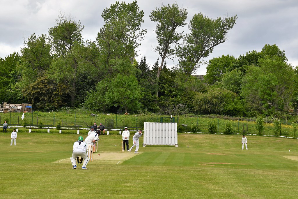 Low Moor Holy Trinity CC Lovely green scene at the Oval Flickr