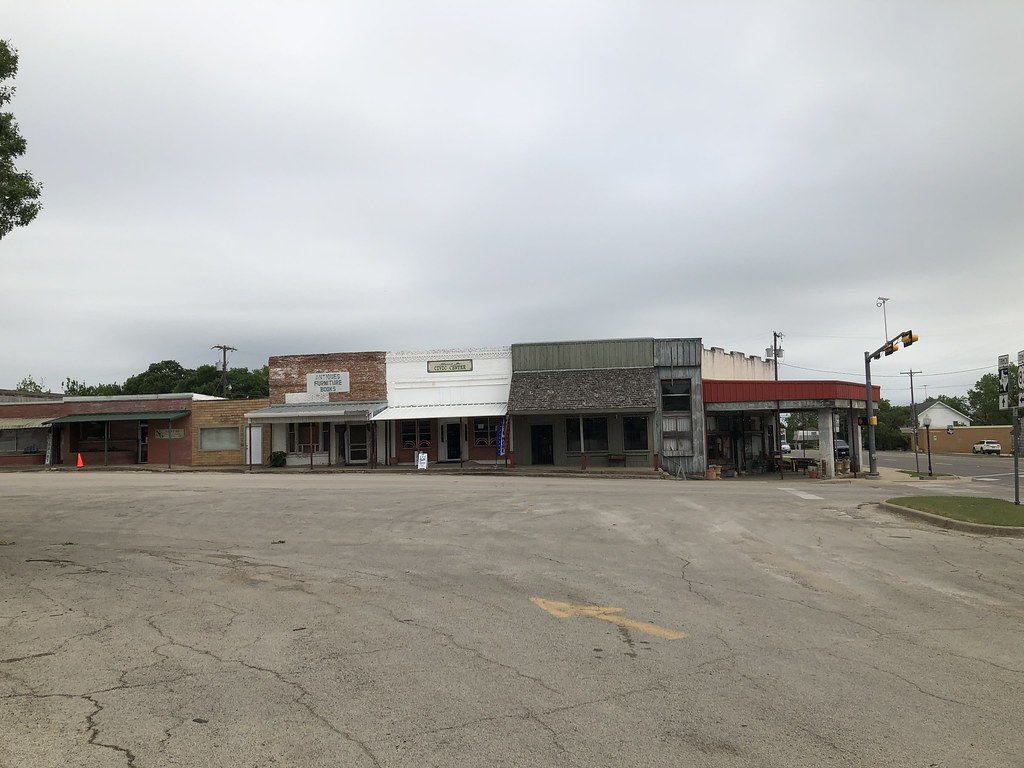 Saint Jo, Texas Downtown Buildings Austin Dodge Flickr