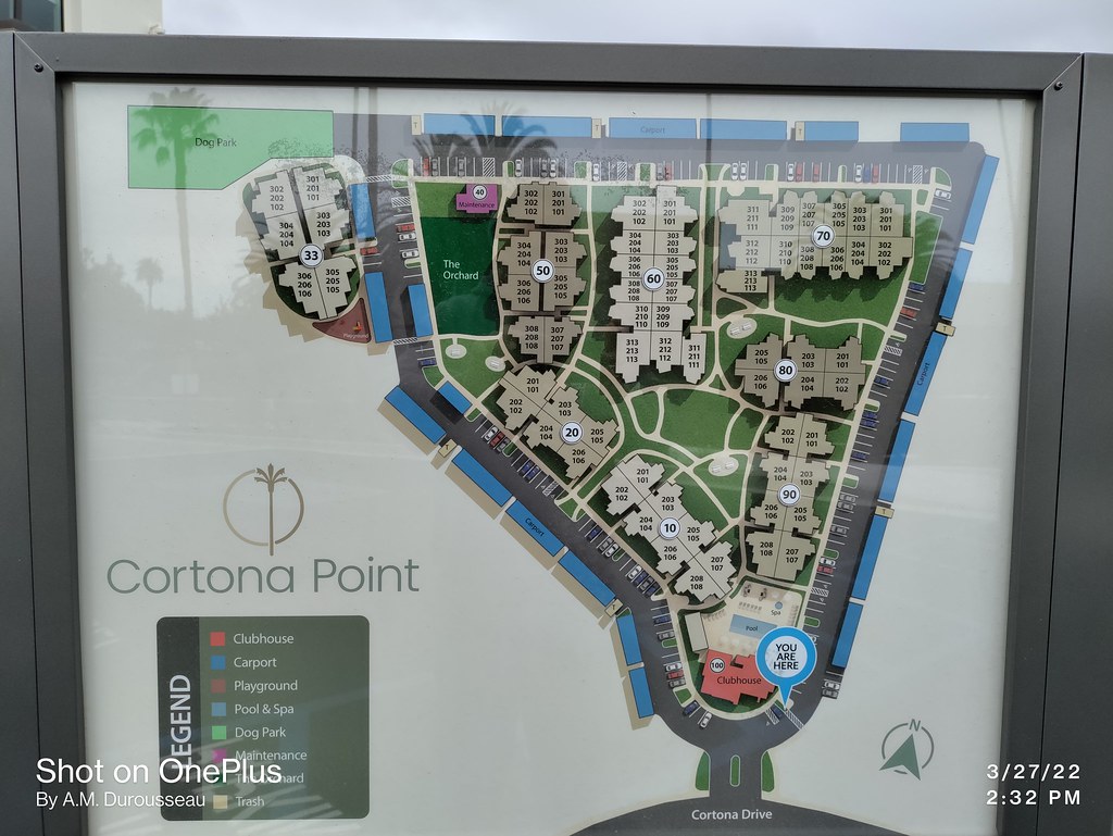 Map of Cortona Point Apts Goleta, CA. Marlowe Durousseau Flickr