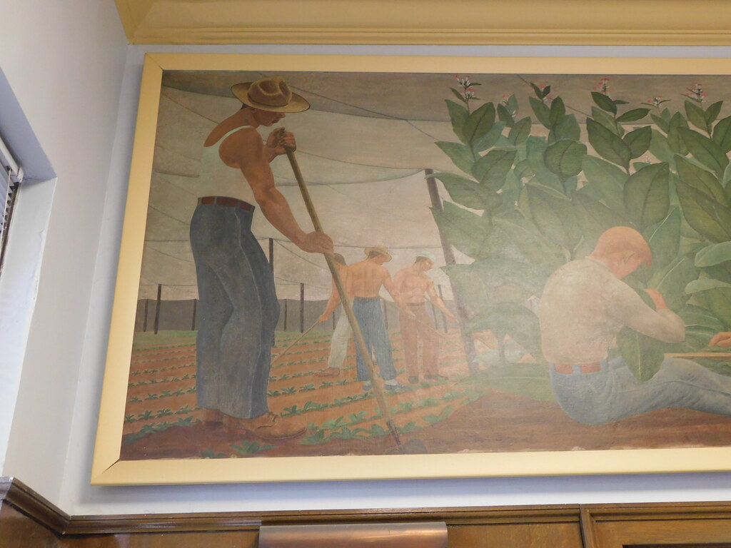 Portland Connecticut Post Office Mural New Deal mural enti… Flickr
