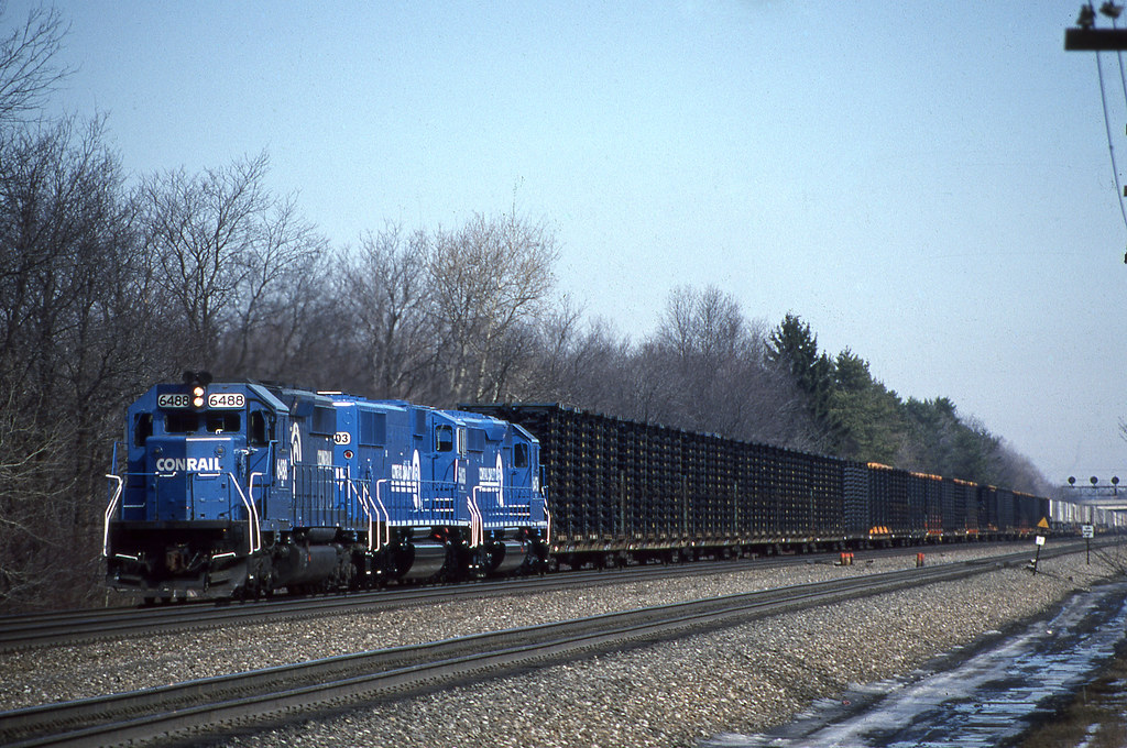 CR 6488; Cresson, PA; February 1995 Westbound train TV61 w… Flickr