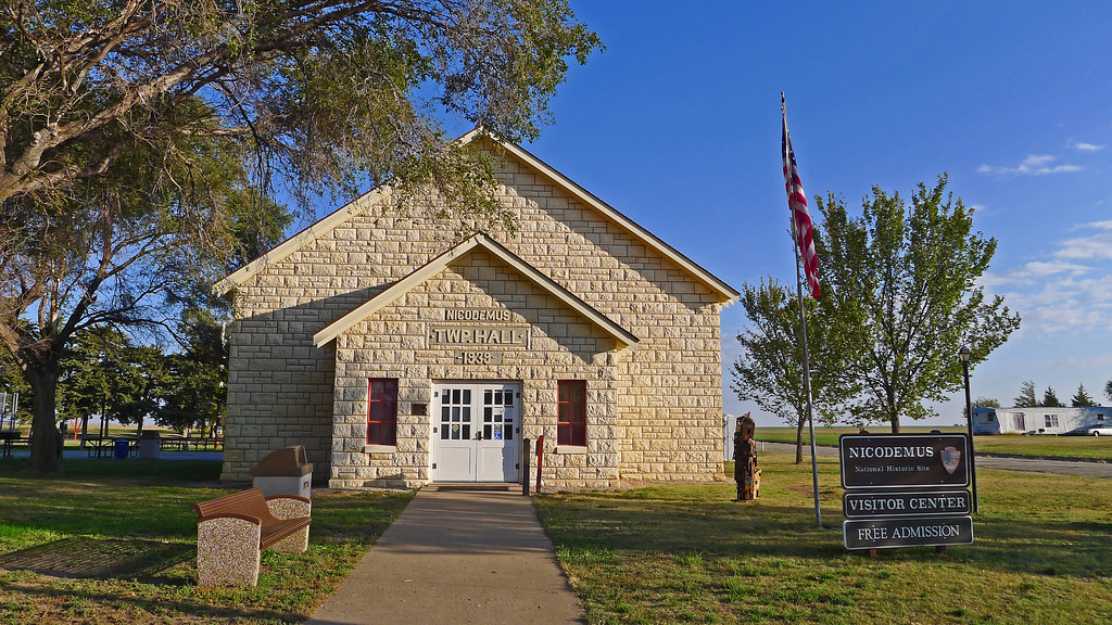 2021.10 KS Township Hall 1939 by WPA Nicodemus National Hi… Flickr