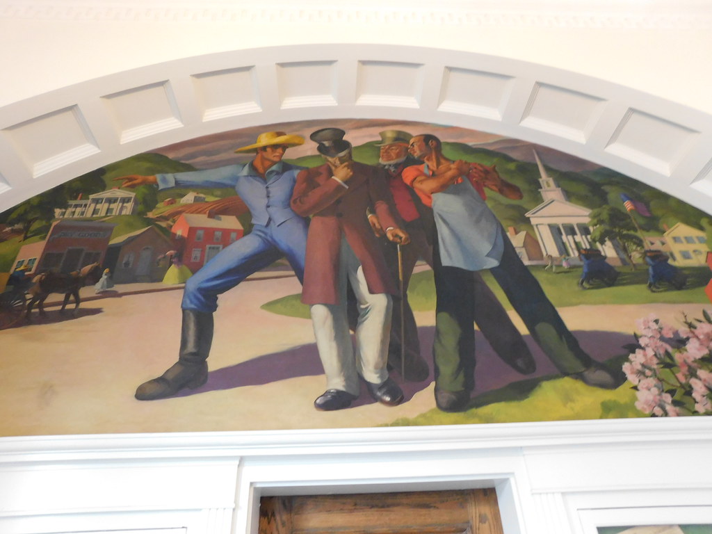 Winsted, CT Post Office Mural New Deal mural entitled "Lin… Flickr