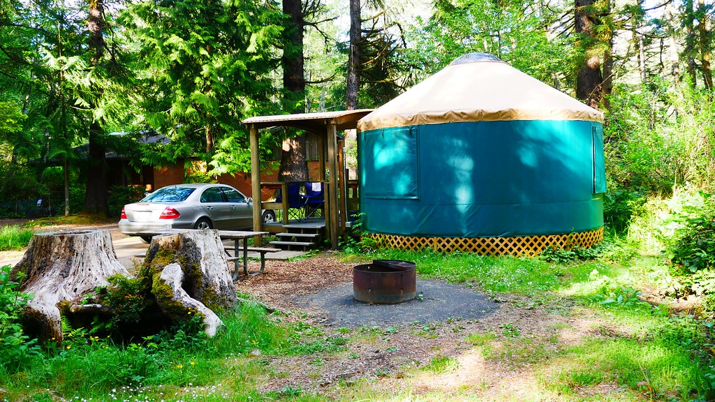 Shore Pine (F35) Yurt in Beverly Beach State Park Beverly … Flickr