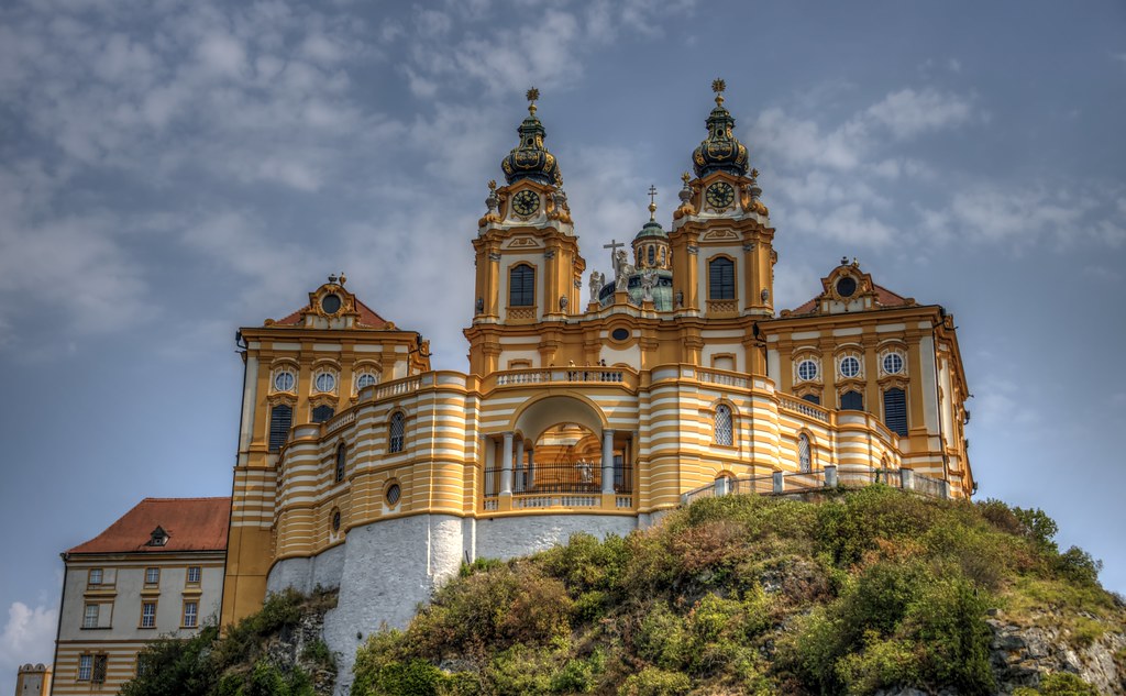 Melk Abbey Melk Abbey is a Benedictine abbey above the tow… Flickr