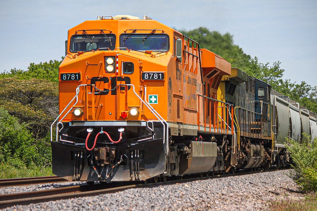 Orange engine thingy that represents a shipping company | Flickr