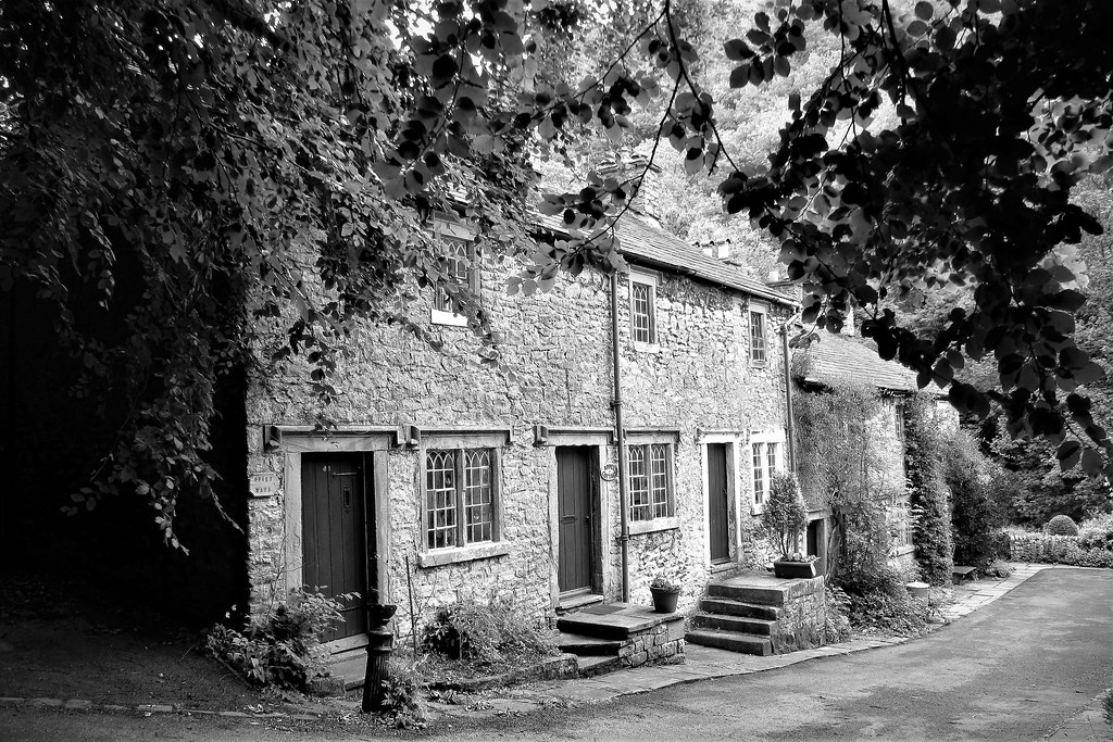 Ravensdale Cottages, Cressbrook, Peak District Taken 21/06