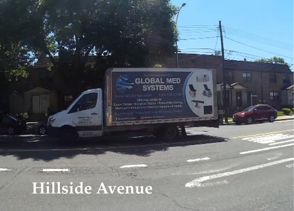 Hillside Avenue 6 June, 2022 westbound on Hillside Avenue