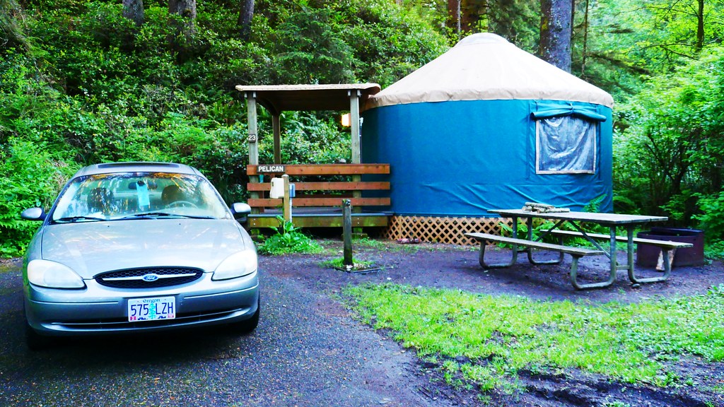 Pelican Yurt in Beverly Beach State Park Beverly Beach Sta… Flickr
