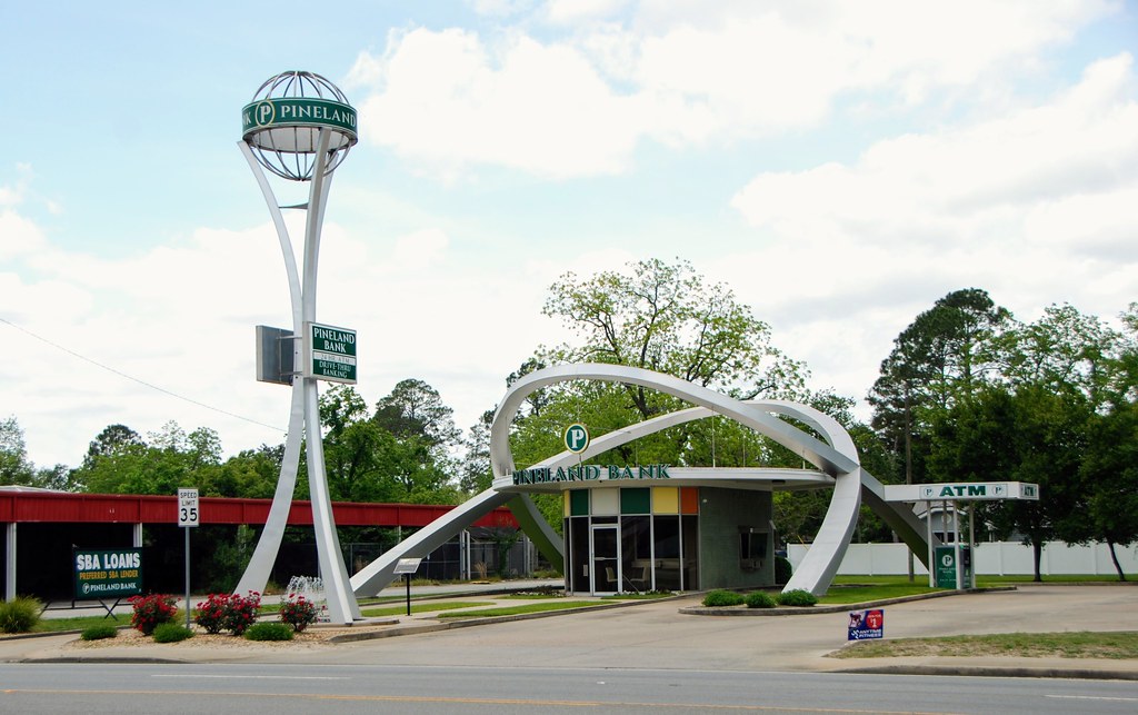 Space age banking Pineland Bank in Alma, mjvolante1 Flickr
