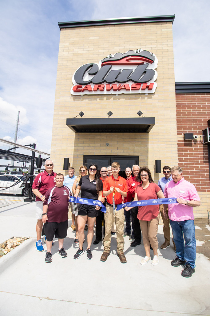 Club Car Wash Ribbon Cutting16 Shawnee KS Chamber Flickr