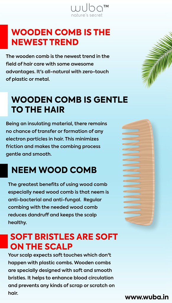 Benefits of Using Wooden Comb Wooden comb is gentle to the… Flickr