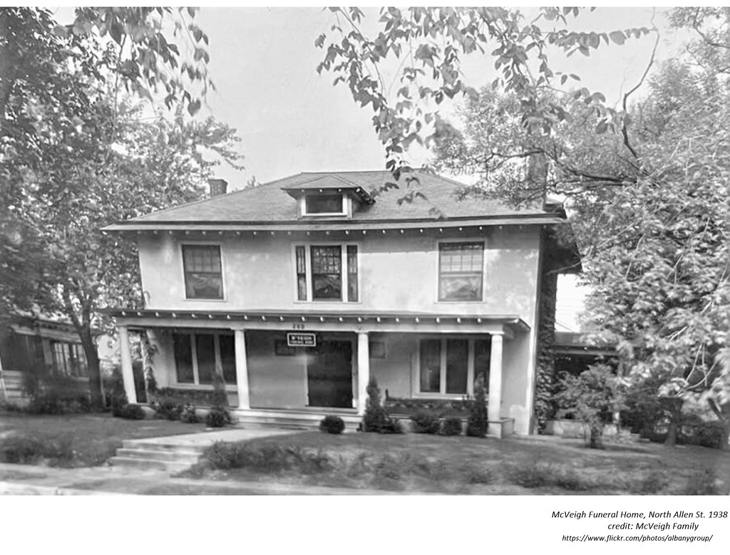 1938 McVeigh funeral Home North Allen st, AlbanyGroup Archive Flickr