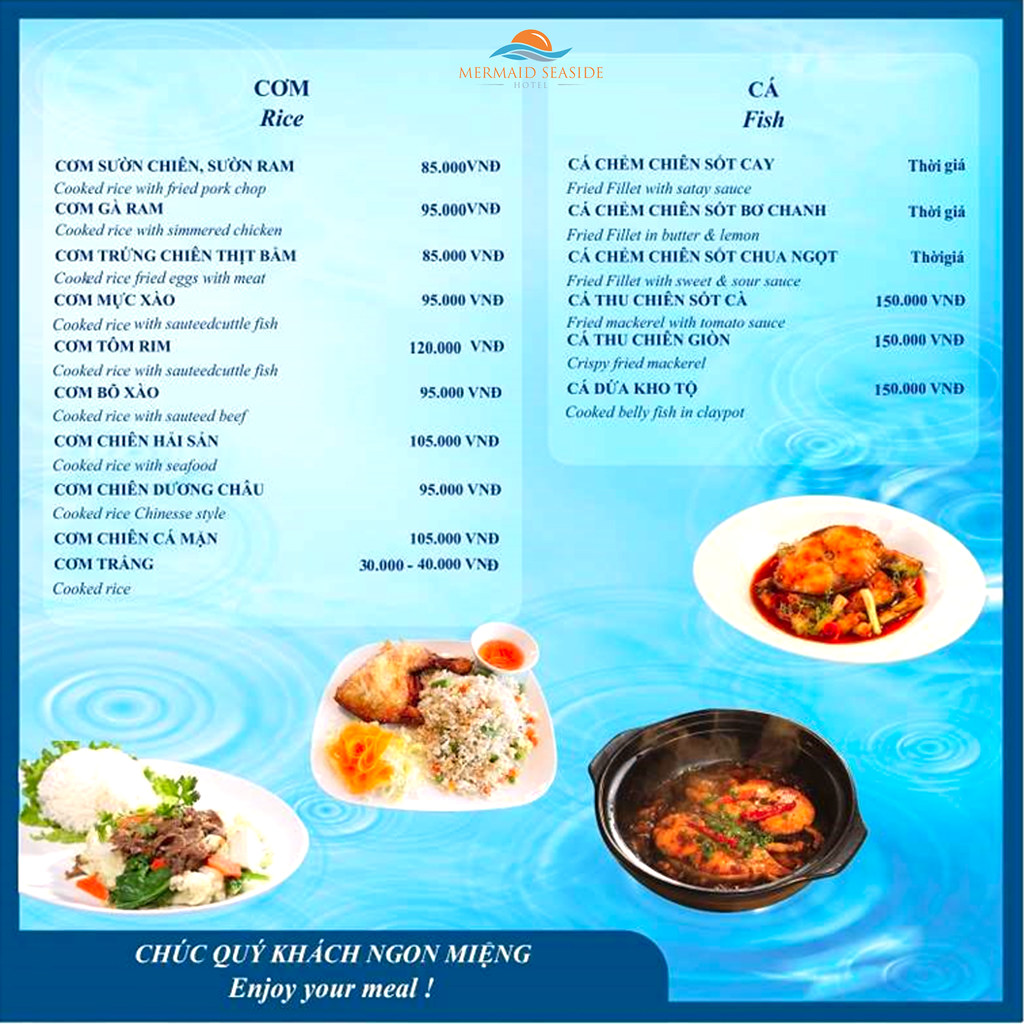 Menu Melody Restaurant 3 Mermaid Seaside Hotel Flickr