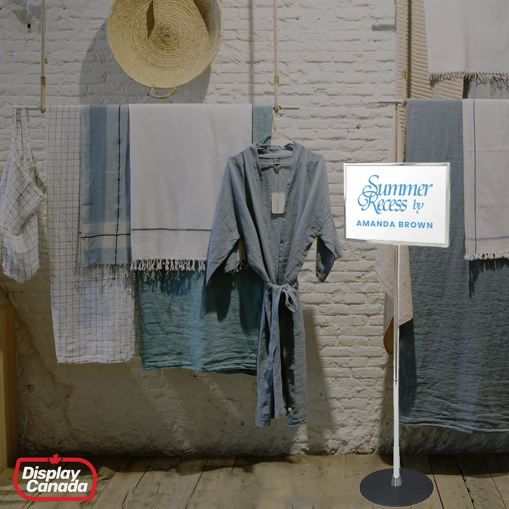 Metal Chrome Frame Floor Sign Holder (16"W x 12"H) FSH0… Flickr