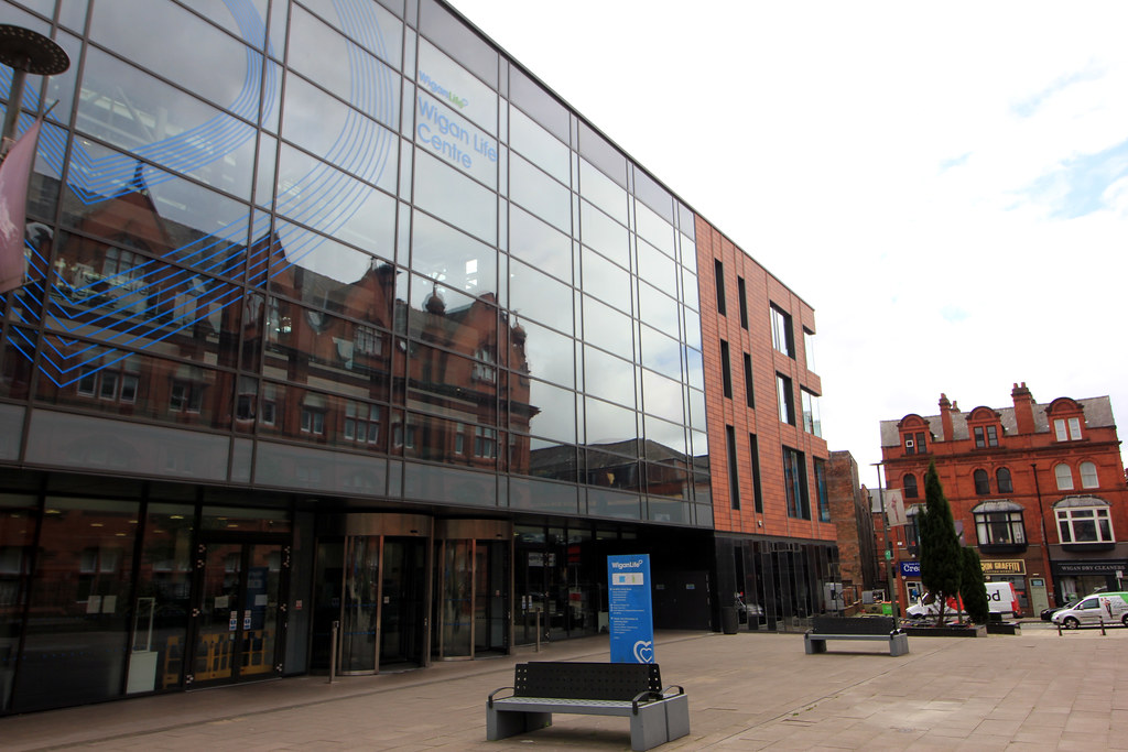 Wigan town centre.Wigan. Wigan life centre. boneytongue Flickr