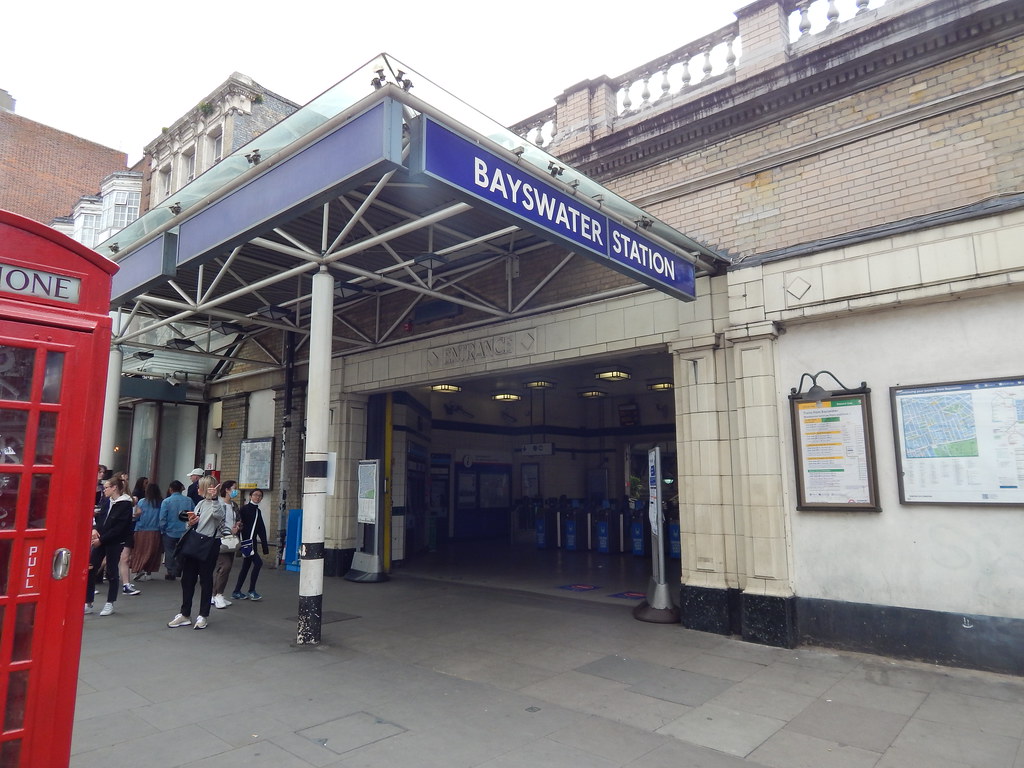 Bayswater Station, Queensway, near Kensington Park, London… Flickr